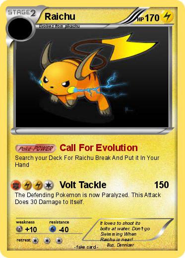 Pokemon Raichu