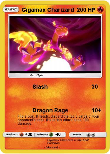 Pokemon Gigamax Charizard