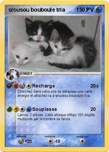 Pokemon srousou bouboule tria