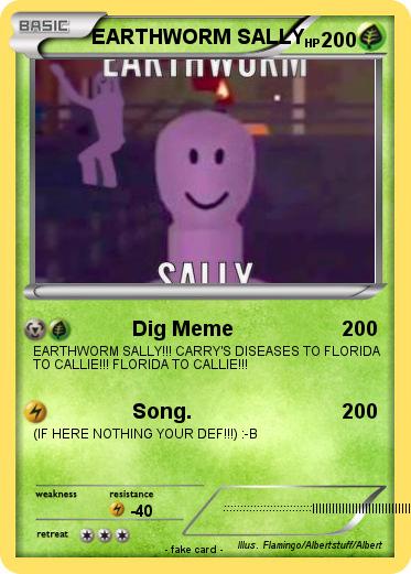 Pokemon EARTHWORM SALLY