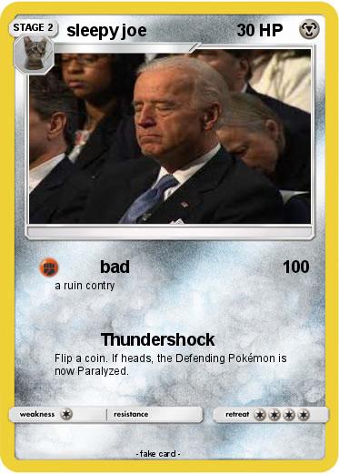 Pokemon sleepy joe