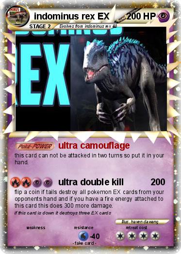 Pokemon indominus rex EX