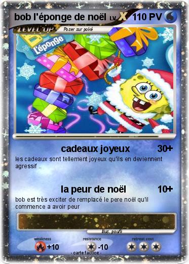Pokemon bob l'éponge de noël