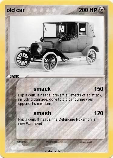 Pokemon old car