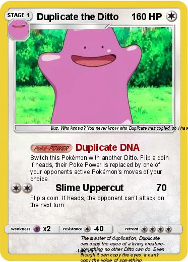 Pokemon Duplicate the Ditto
