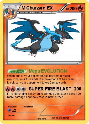 Pokemon M Charzard EX