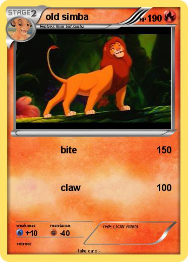 Pokemon old simba