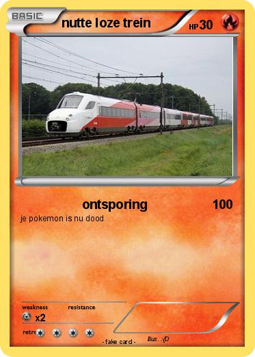 Pokemon nutte loze trein