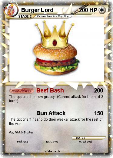 Pokemon Burger Lord