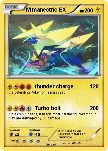 Pokemon M manectric EX