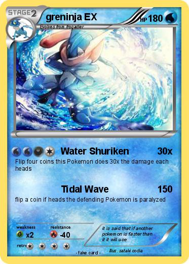 Pokemon greninja EX