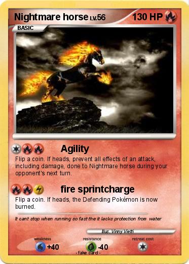 Pokemon Nightmare horse