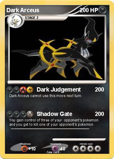 Pokemon Dark Arceus