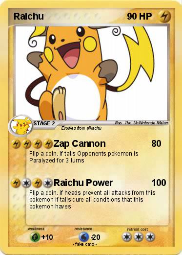 Pokemon Raichu
