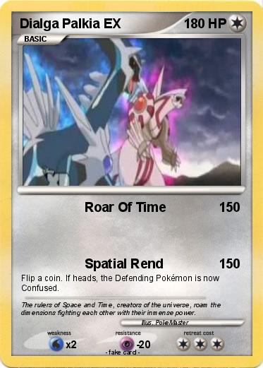 Pokemon Dialga Palkia EX