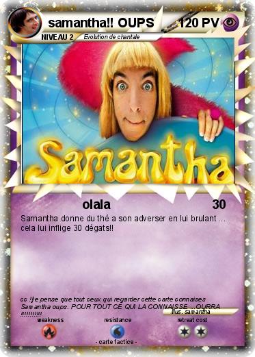 Pokemon samantha!! OUPS