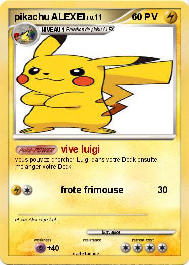 Pokemon pikachu ALEXEI