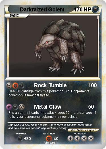 Pokemon Darkraized Golem