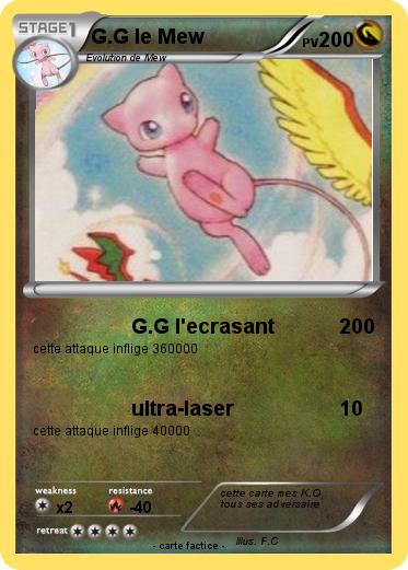 Pokemon G.G le Mew
