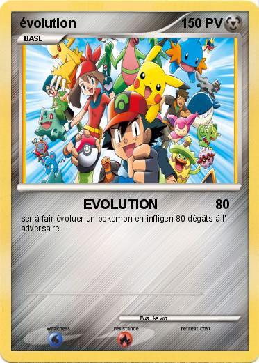 Pokemon évolution