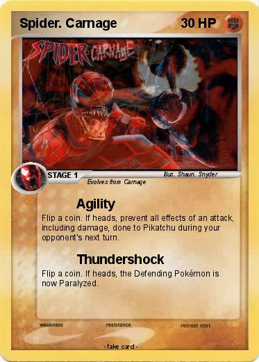Pokemon Spider. Carnage