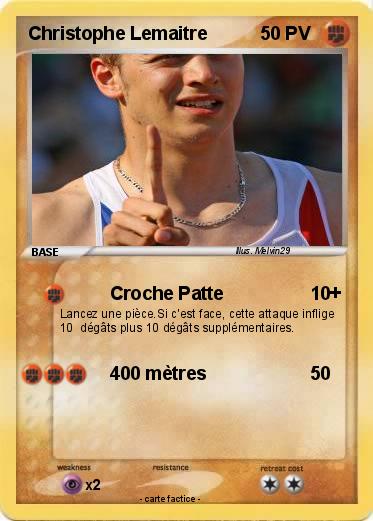 Pokemon Christophe Lemaitre