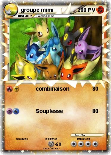 Pokemon groupe mimi