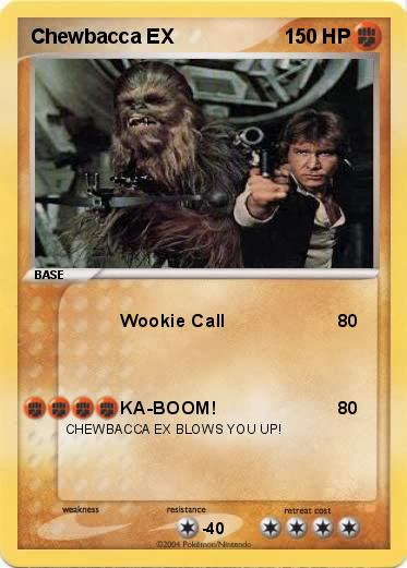 Pokemon Chewbacca EX
