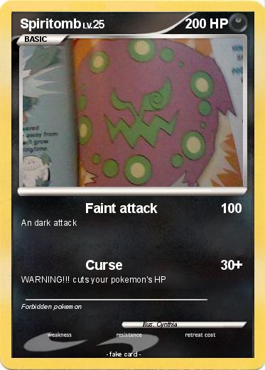 Pokemon Spiritomb