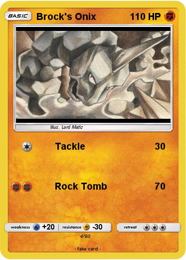 Pokemon Brock's Onix