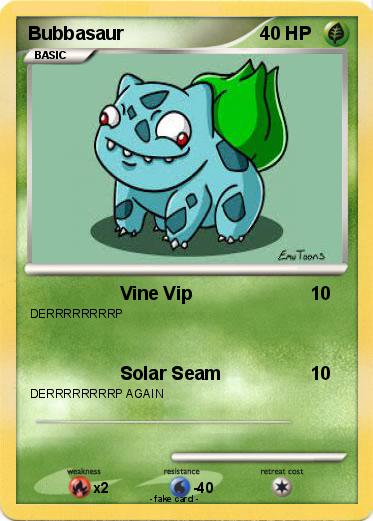 Pokemon Bubbasaur