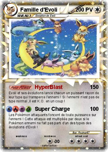 Pokemon Famille d'Evoli
