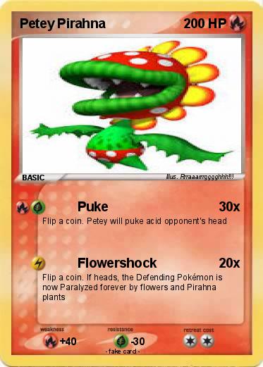 Pokemon Petey Pirahna