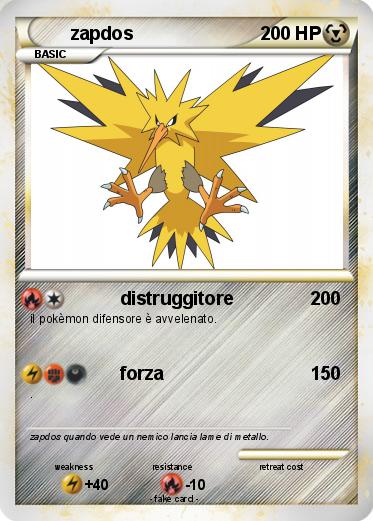 Pokemon zapdos