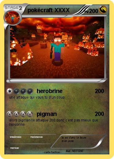 Pokemon pokécraft XXXX