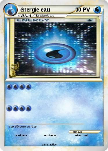 Pokemon énergie eau