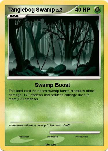 Pokemon Tanglebog Swamp