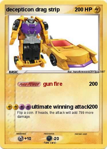 Pokemon decepticon drag strip