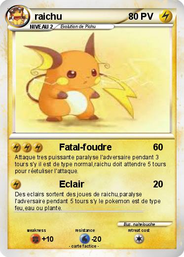 Pokemon raichu