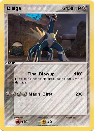Pokemon Dialga                                6                                                  