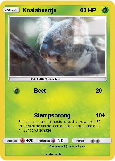 Pokemon Koalabeertje