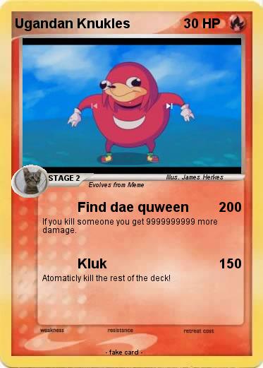 Pokemon Ugandan Knukles