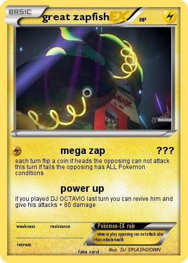Pokemon great zapfish