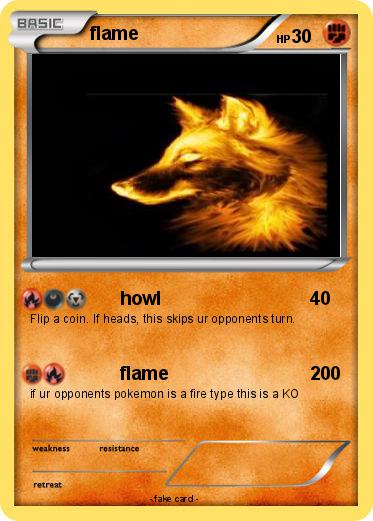 Pokemon flame