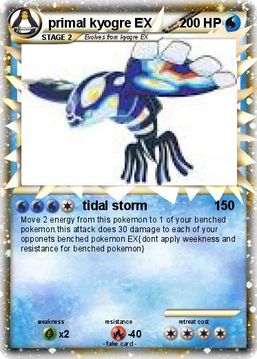 Pokemon primal kyogre EX