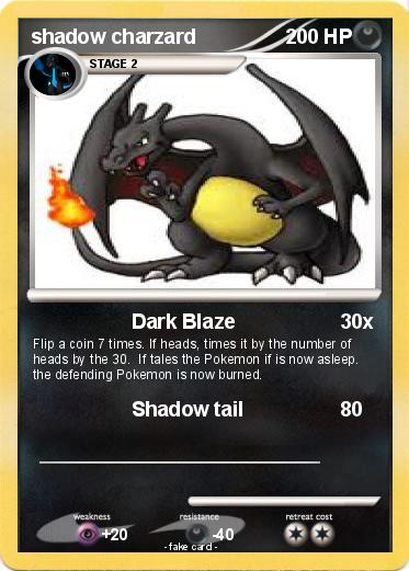 Pokemon shadow charzard