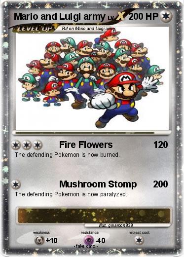 Pokemon Mario and Luigi army