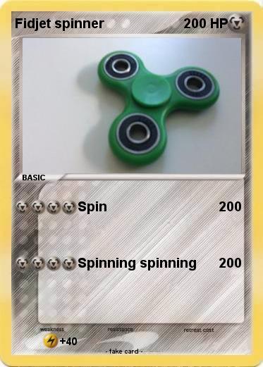 Pokemon Fidjet spinner