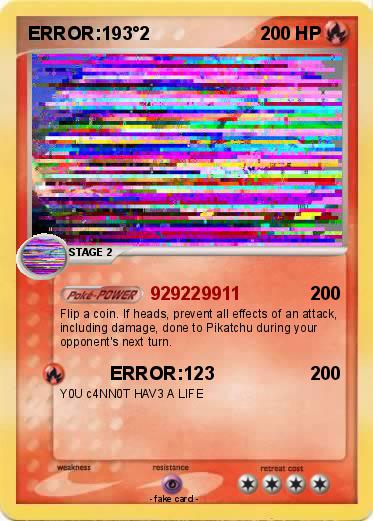 Pokemon ERROR:193°2