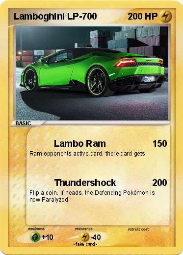 Pokemon Lamboghini LP-700